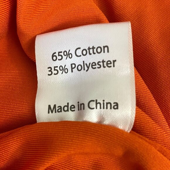 Princess Polly Ruched Bodycon Low-Back V-Neck Mini Dress Women's Size 2 Orange - Picture 9 of 12